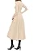 PRETTYGARDEN Cocktail Dresses for Women 2026 Elegant Classy Fall Long Sleeve Midi A Line Flowy Modest Winter Party Dress (Beige,Small)