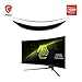 MSI MAG 345CQR Curved Gaming Monitor 34" UWQHD - Rapid VA 1500R 3440x1440, 180Hz / 1ms, Adaptive-Sync - DP 1.4a, HDMI 2.0b CEC
