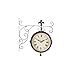 Smart Garden Products Outside-In Marylebone Station 5063010 - Reloj y termómetro de Doble Cara (20 cm)