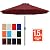 ABCCANOPY 10FT Patio Umbrella, Outdoor Waterproof Table Umbrella with Push Button Tilt and Crank, 8 Ribs UV Protection Pool Umbrella for Garden, Lawn, Deck & Backyard (Burgundy)