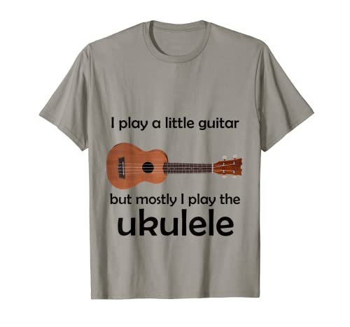 Funny Ukulele Pun T-Shirts Little Guitar