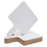 Flip Answer Dry Erase Paddles for Kids, Double Sided Score Boards for Students (8x10 in, 12 Pack)
