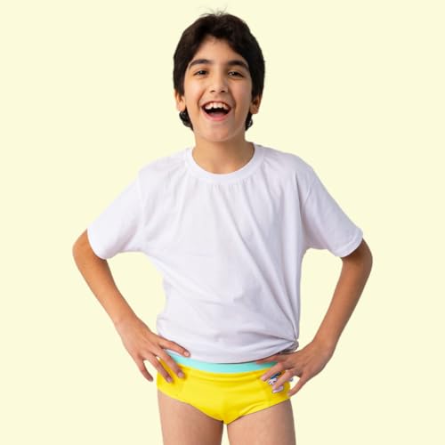 Image of superbottoms Briefs for Boys |Supersoft Underwear for Boys | 3X Softer Underwear | Premium Briefs | Super Stretchy, Breathable, Gentle Elastics, No Scratchy Tags, AZO-Free Dyes| 3 Free Funky Tattoos