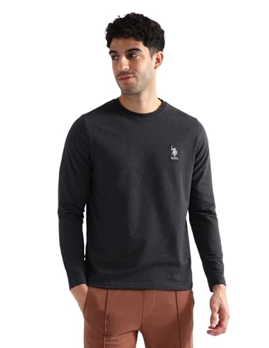Image of U.S. Polo ASSN. Mens OEE05 Pure Cotton Oversized Lounge T-Shirt
