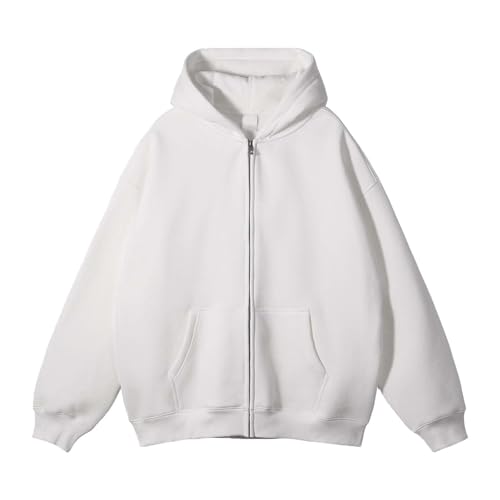 Ymosrh Men's Hoodie Long Sleeve Zip Up Hooded Sweatshirt Casual Athletic Workout Hoodies with Pockets, S-2XL2