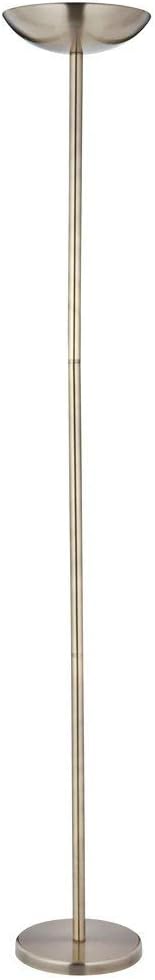Powerful and Dimmable Antique Brass Floor Lamp Uplighter by Haysoms