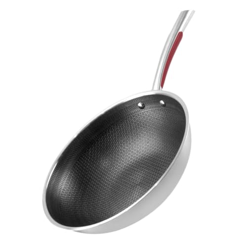 Wok de acero inoxidable con superficie antiadherente miniatura 1