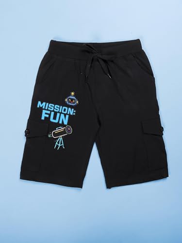 Image of KiddoPanti Boys Knee Length Cargo Short