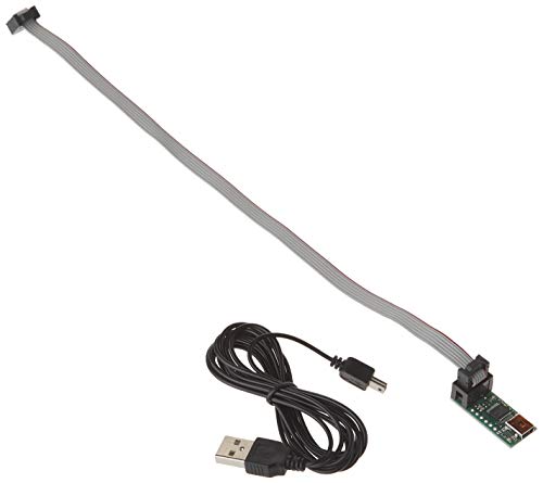 Pololu 1300 USB AVR Programmer, 6-Pin ISP Programming Cable, USB-A to Mini-B Cable