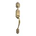 Kwikset 802AN LIP 5 Arlington Inactive Handleset, Exterior, Antique Brass
