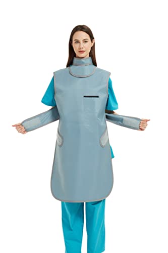 SHINRAY 0.5mmpb Lead Apron for Xray with Thyroid Shield Collar, Dental Radiation Shield Vest