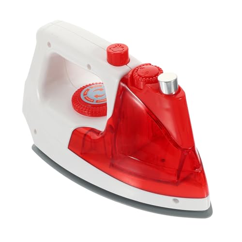 Toddmomy Mini Elektrisches Bügeleisen Kinderspielzeug 7.48X4.33X3.94 Zoll Sicheres Material Kreatives Haushaltsspielzeug Zur Förderung Feinmotorik Und Lernfähigkeit
