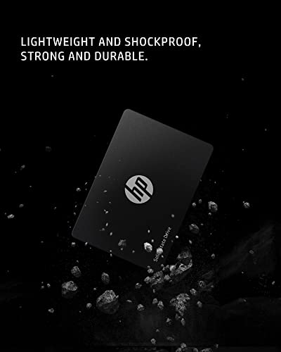 Image of HP S650 240GB 2.5 Inch SATA III PC SSD Internal Solid State Hard Drive - 6 Gb /s, 3D NAND, Up to 540 MB /s for Laptop and Desktop Updating - 345M8AA#ABA