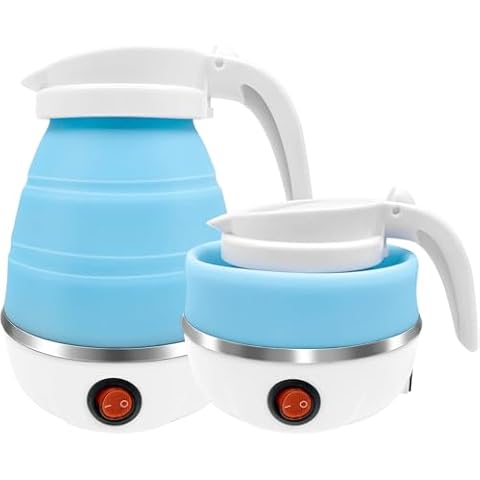 OXNSHEJW Foldable Electric Kettle for Travel Cover