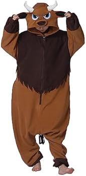 Dodheah unisex walrus pyjama volwassenen onesie Halloween dier cosplay kostuum kerstmis jumpsuit eendelig pyjama, bruin, L Dodheah unisex walrus pyjama volwassenen onesie Halloween dier cosplay kostuum kerstmis jumpsuit eendelig pyjama, bruin, L