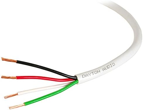 Audtek Electronics 52144H9A 14/4 OFC in Wall CL2 Speaker Cable Wire 100 ft.