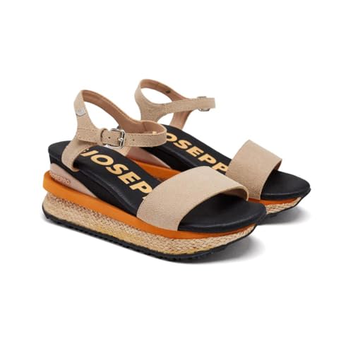 GIOSEPPO Sandalias Deportivas Beige con cuña para Mujer Benay