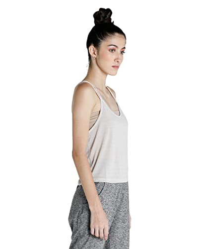 Image of Puma Women's Polyester Scoop Neck Regular Fit Tops