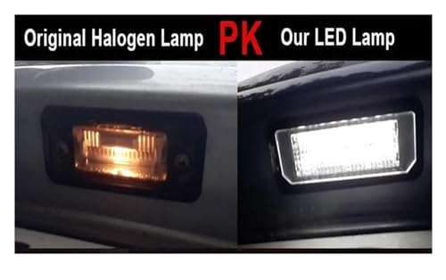 Placa de matrícula LED 12V Canbus para VW Passat CC Golf y Seat 6