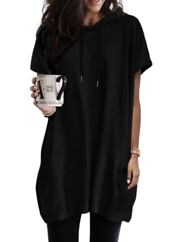 Dokotoo Kapuzenpullover Damen Hoodie Oversize T-Shirts Sommer Oberteile...