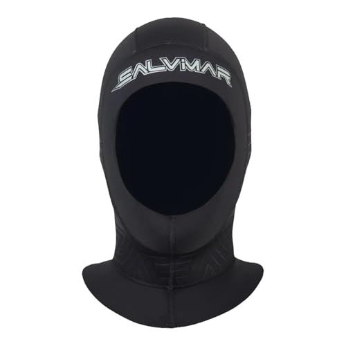 Capucha de neopreno de 5mm para buceo y esnórquel prolongado en aguas frías L