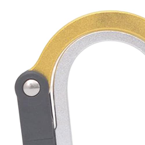 Image of Milageto Carabiner Clip and Hook Multifunctional Keyring Clip Strong Clip Buckle Bag, Purse, Backpack Hanger for Camping Outdoor Activities Travel