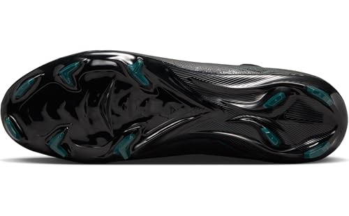Nike Mercurial Superfly 10 Pro FG High-Top Soccer Cleats (HF9433-002, Black/Deep Jungle/Black) Size 6.54