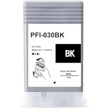خرطوشة حبر PFI-030 سعة 55 مل خزان حبر أسود PFI-030BK متوافق مع طابعة Canon imagePROGRAF TA-20 TA-30 عبوة واحدة