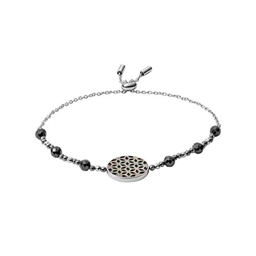 Preisvergleich Produktbild Fossil JF03268040 Damen Armband Urlaub Ausgeschnitten Silbergrau 21 cm