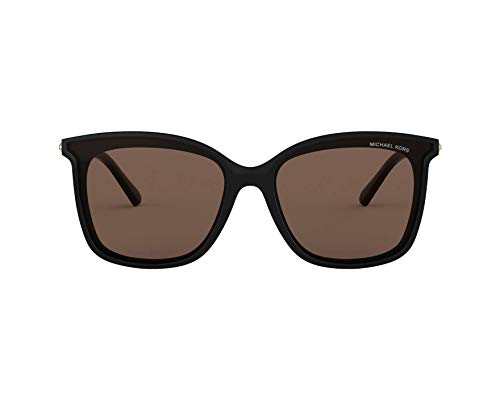 Michael Kors ZERMATT MK2079U Sunglasses 333273-61 - Women's, Black Frame, Brown MK2079U-333273-61