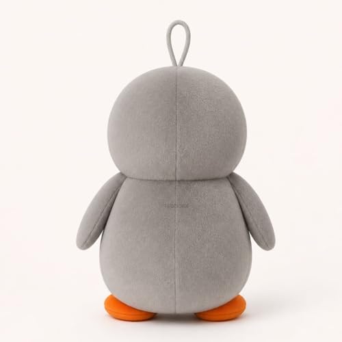 Image of Baby Penguin Soft Toy for Girls Boys Kids, Grey, Animal Plush Stuffed Teddy Gift Birthday, 18 cm