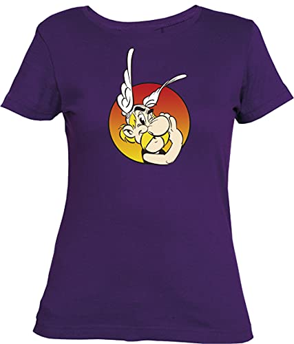 Camisetas EGB Camiseta Chica Asterix El Galo ochenteras 80´s Retro Comic Cover