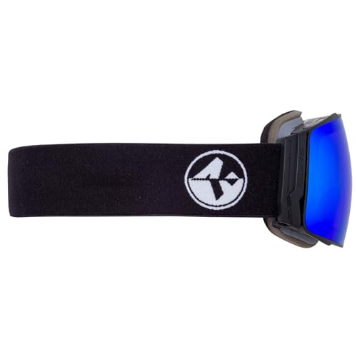 NAKED Optics The STORM Ski Goggles Men, Ski Goggles Women, Snowboard Goggles, Ski Goggles with Interchangeable Lenses (STORM OTG Black) - Image 3