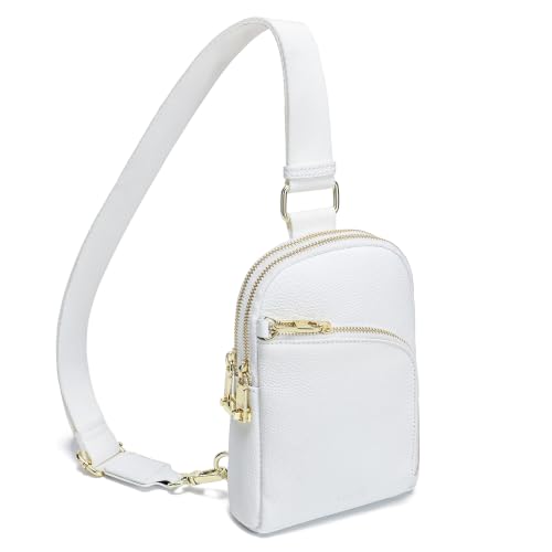 Image of INICAT Travel Sling Bag, Anti Theft Crossbody Bag for Women | RFID Blocking, 8 Card Slots, Back Zippered Pocket, Metal Zippers,Switchable Strap
