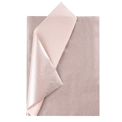 RUSPEPA Gift Wrapping Tissue Paper - Metallic Champagne Gold Tissue Paper for DIY