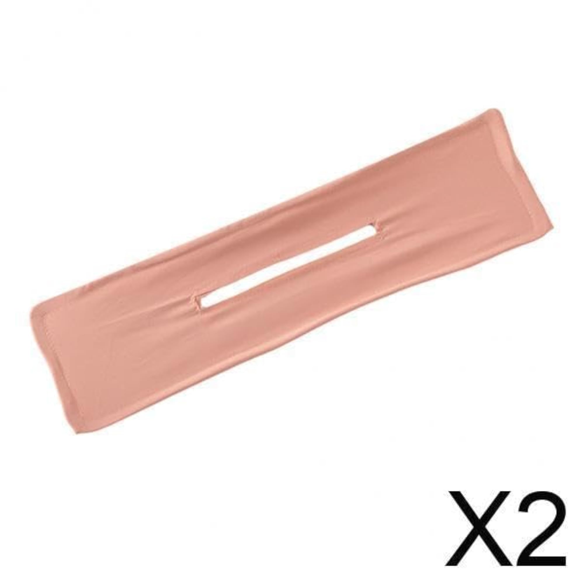 2xDeft Bun Fashion Hair Bands for Women, Pink