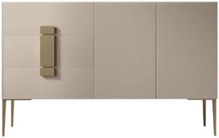 Sideboard Cabinet Sideboard Light Luxury Home Storage Cabinet Leather Shoe Cabinet Living Room Restaurant Rock Slab Entrance Cabinet Sideboard Cabinet with Drawers