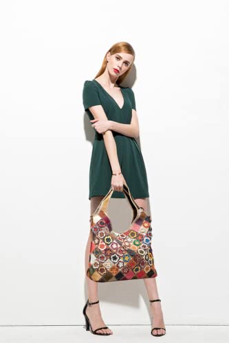 Eysee handbag women leather with large capacity, stylish shoulder bag, shopper Hobo bag women3