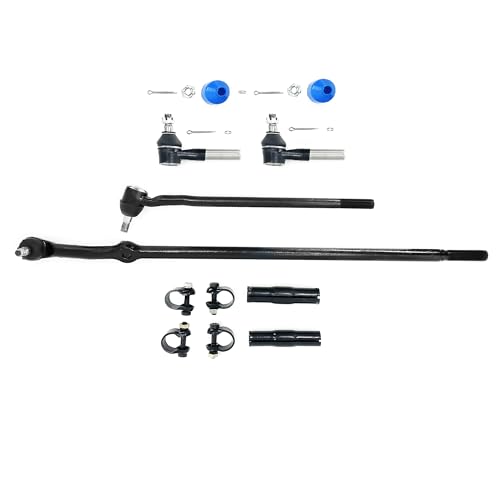 TRQ Tie Rod Ends Adjusting Sleeve Front Inner Set For F100 F150 F250 F350 Bronco PSA58484 - View #12