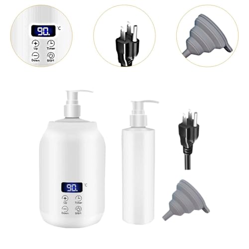 Esquirla Aquecedor de óleo de massagem de garrafa única, aquecedor de óleo de massagem com garrafas