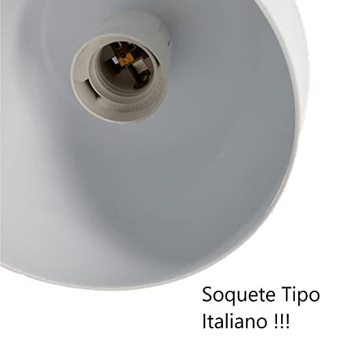 Pendente Teto de Alumínio Bola Branca Enerlux