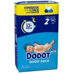 Pañales Para Bebé Etapa 2 LOGAN Pañales talla 2, para niños de 4 a 8 kilogramos DODOT Bebé-seco 68 uds.