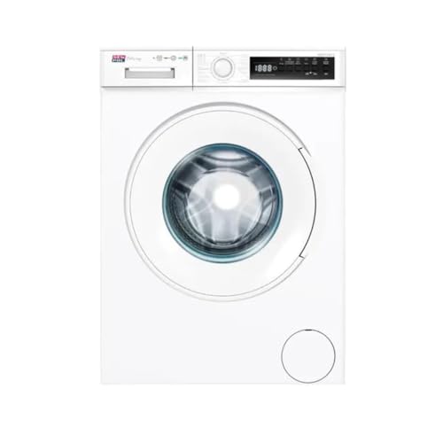 New Pol Lavadora 8 Kg, 1200 rpm, A, Antialérgica, Black Display, Motor Dd, Vapor Assist