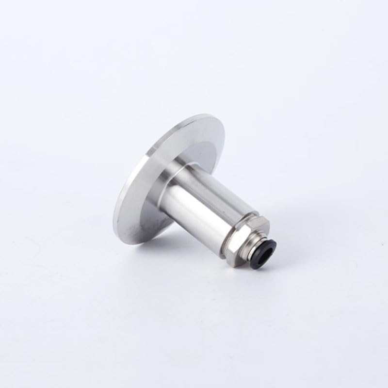 PAKMEZ Hose Tube Push In Fitting 304 Stainless Steel Ferrule Connector Pipe Fitting Fit Connector Adapter Coupling Tri Clamp(8mm Ferrule 64)