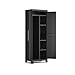 Produktbild Keter Detroit Besenschrank, Utility Kunststoffschrank, Kunststoff, schwarz, 65 x 45 x 182 cm