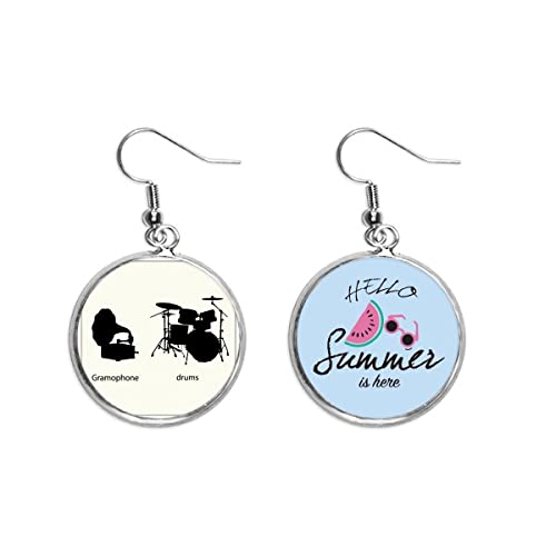 Pendientes de sandía y drum kit para lucir un look fresco de festival este verano