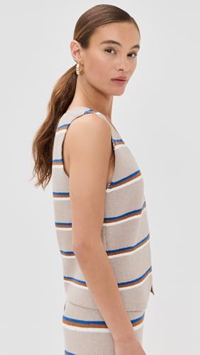 LE BOP Women's Striped Vest4