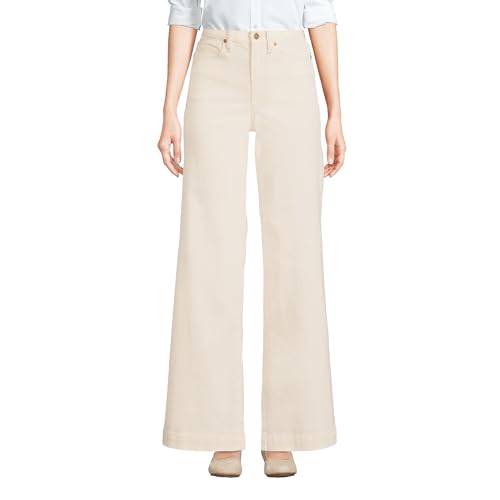 Lands' End Women's Recover High Rise Wide Leg Jeans