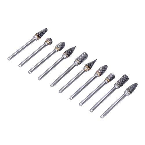 Juego de 10 fresas de carburo de tungsteno para carpintería miniatura 7