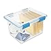 Sterilite 8-Pack Gasket Box, Weather-Resistant Storage Bins with Latching Lids, 32 Quart - Heavy-Duty Organizing Containers for Closet, Bathroom, and Office